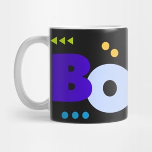 Colorful Bold Text Mug